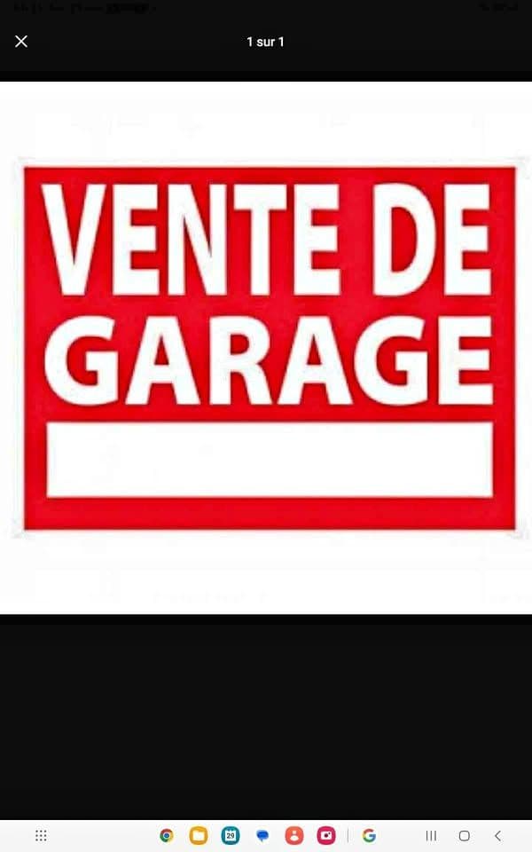 Vente de garage multiples