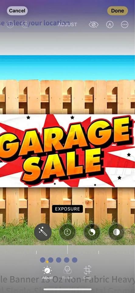 Garage sale