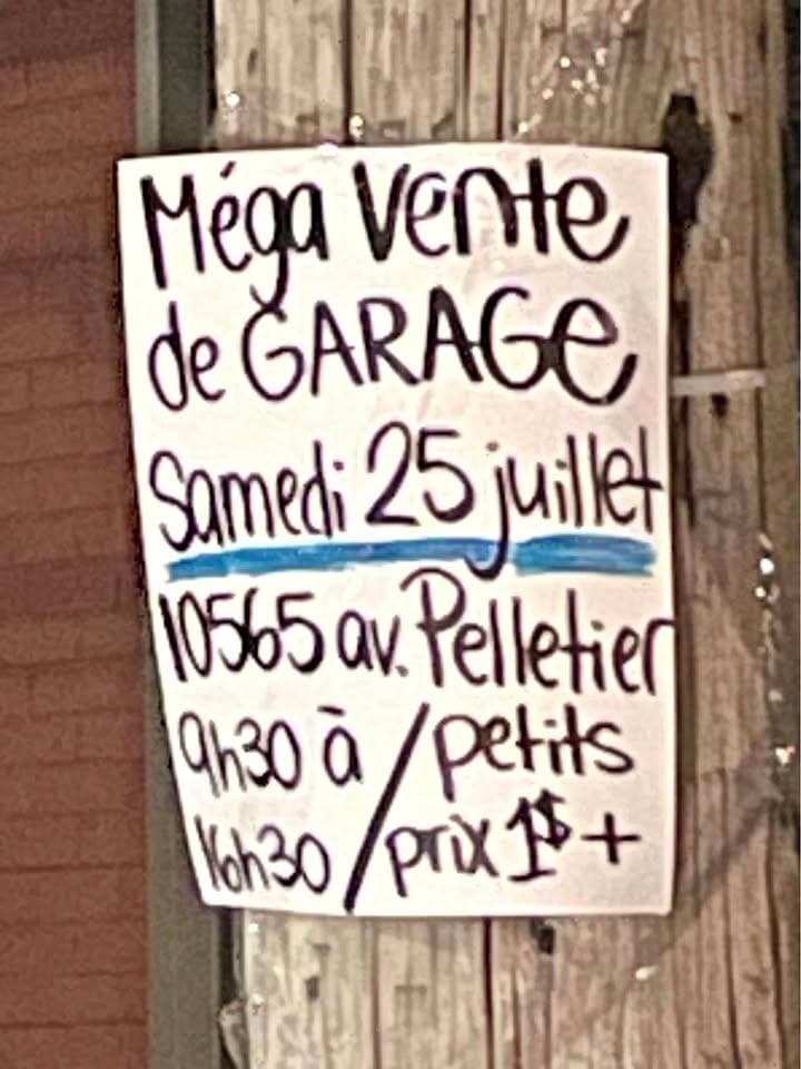 🎉 2e MÉGA VENTE DE GARAGE – PLUS DE 2 000 ARTICLES! 🎉