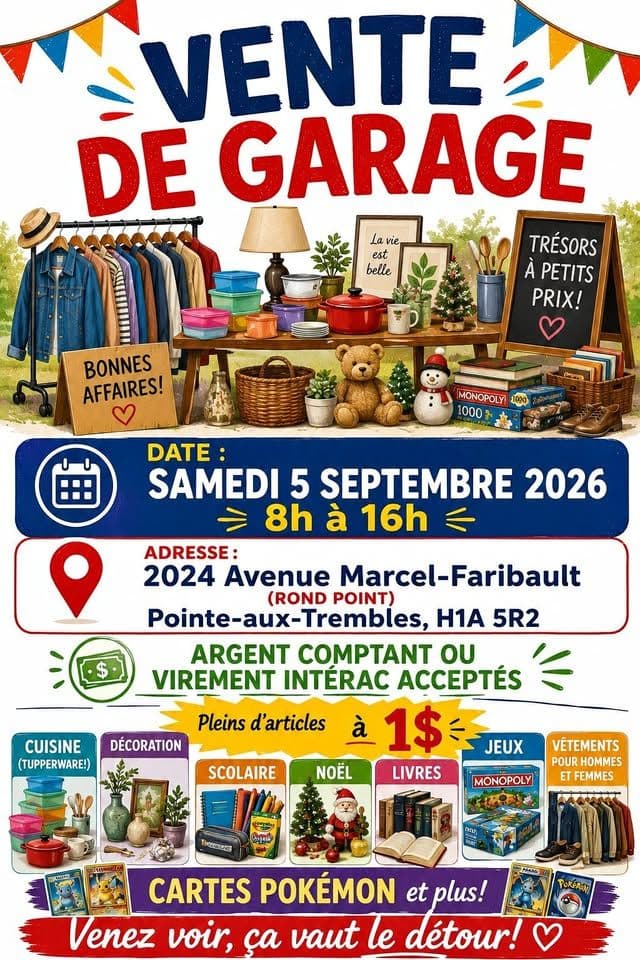 Vente de garage