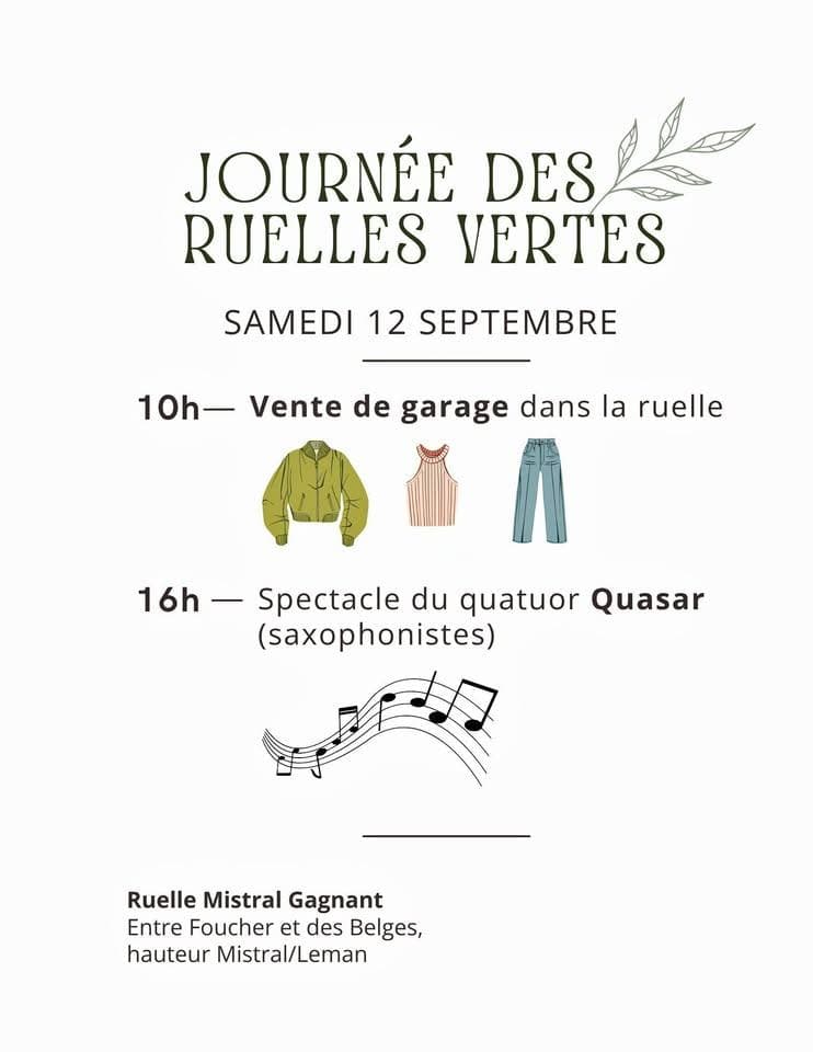Vente de garage de ruelle