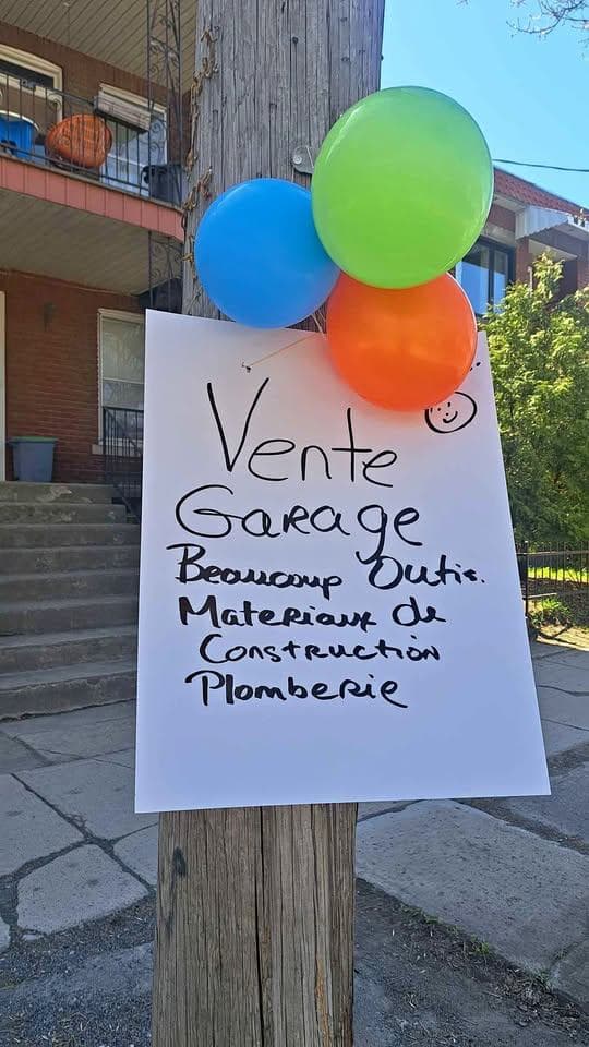 Vente de garage