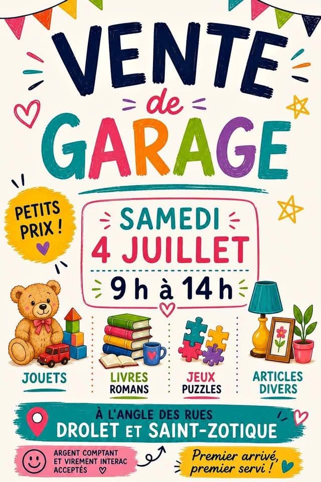 Vente de garage