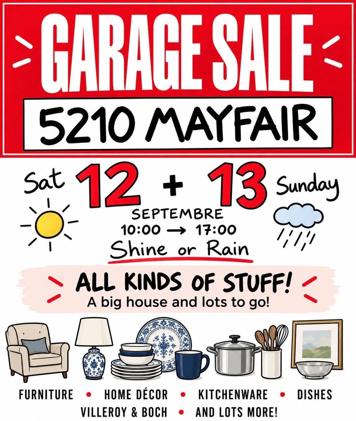 Garage sale