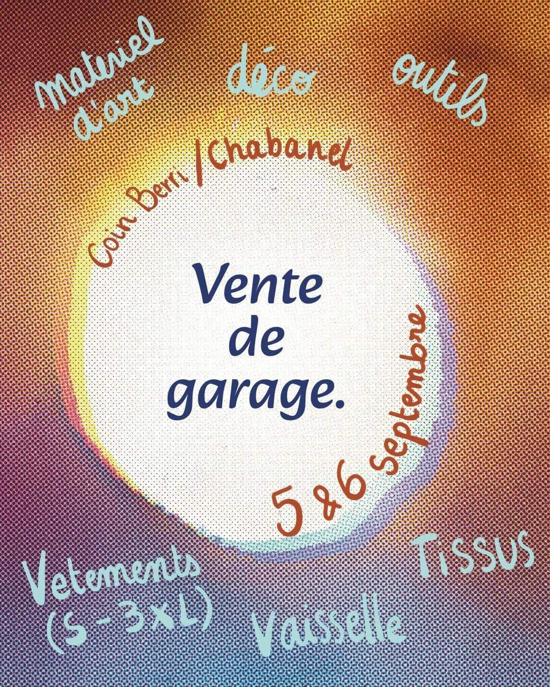 Vente de garage