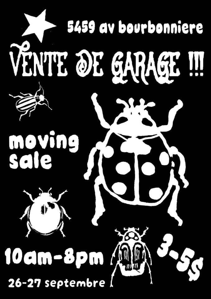 Vente de garage