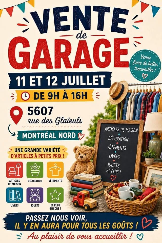 VENTE DE GARAGE