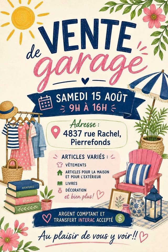 Vente de garage