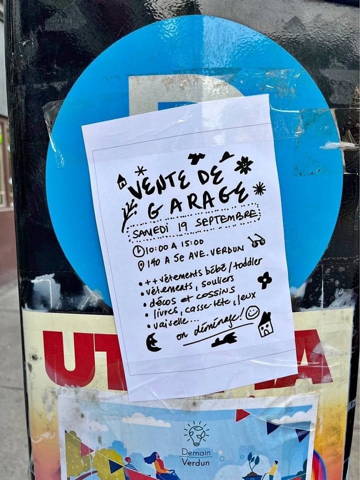 Vente de garage