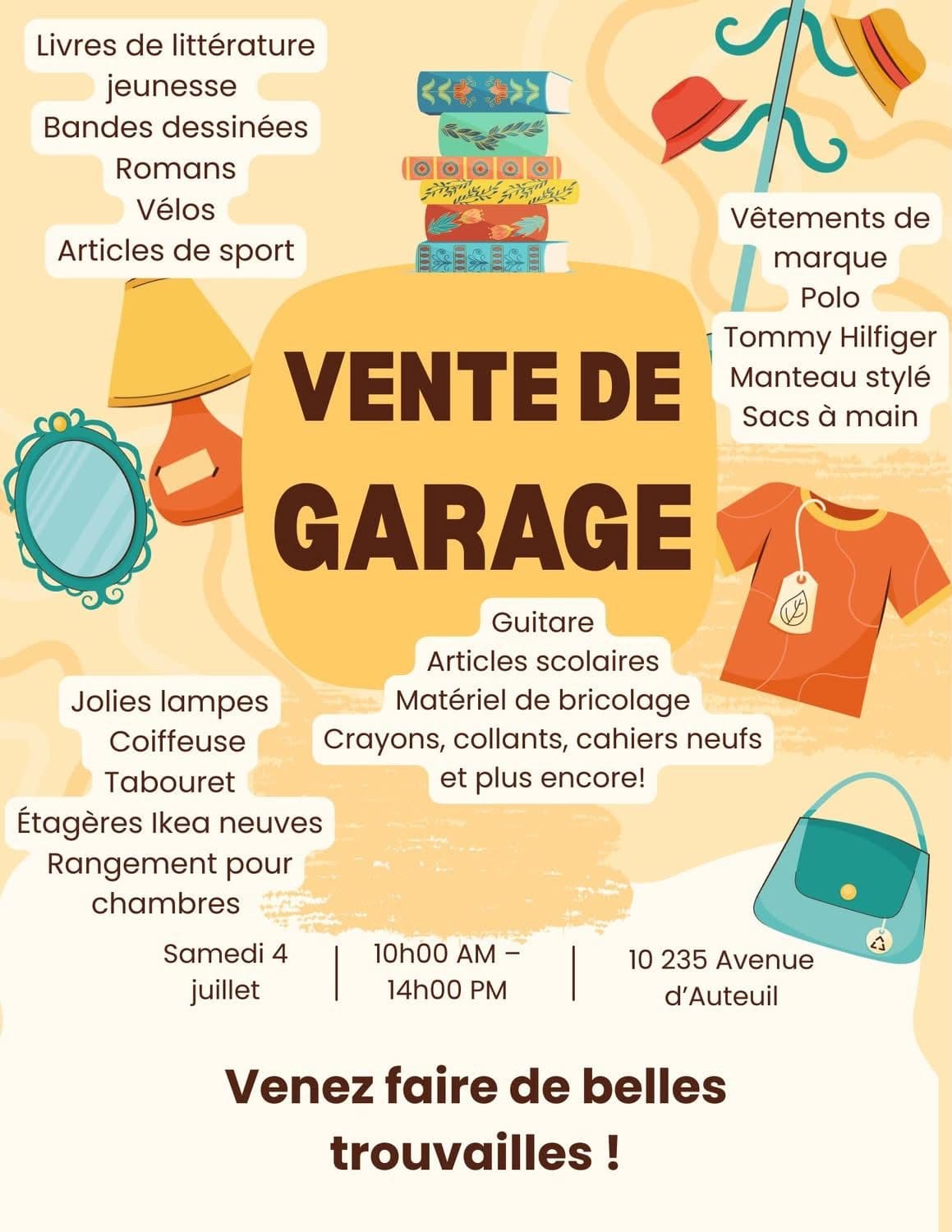 Vente de garage