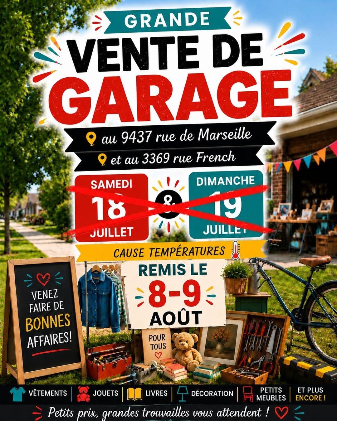 Vente de garage