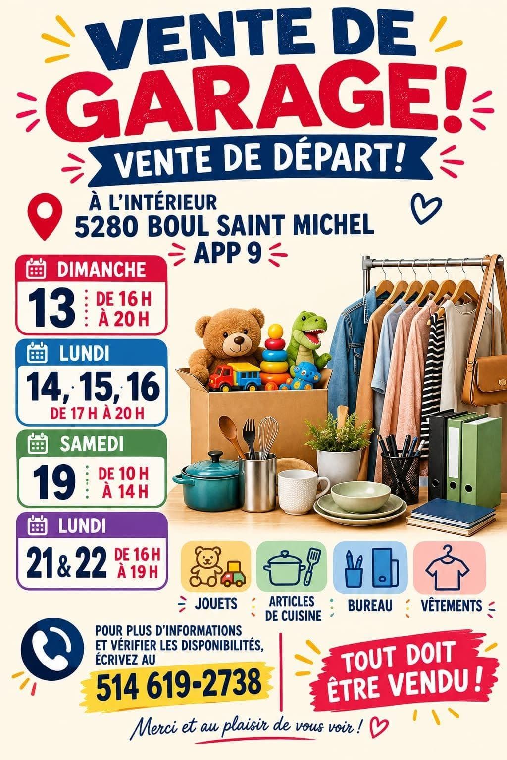 Vente de garage