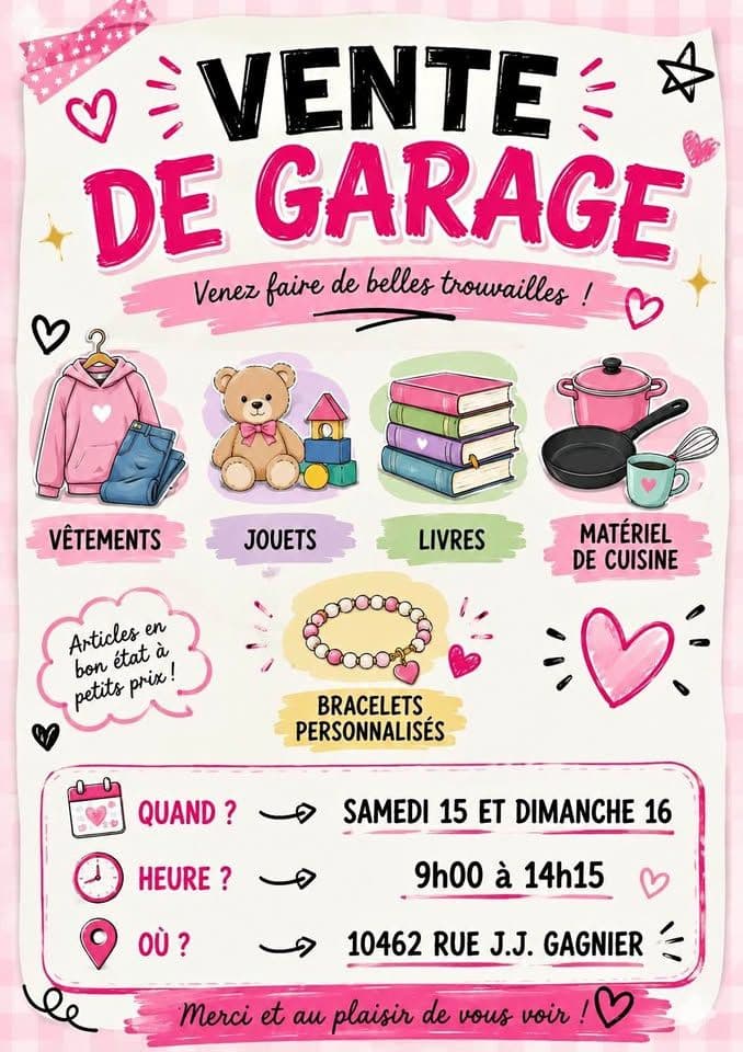 Vente de garage
