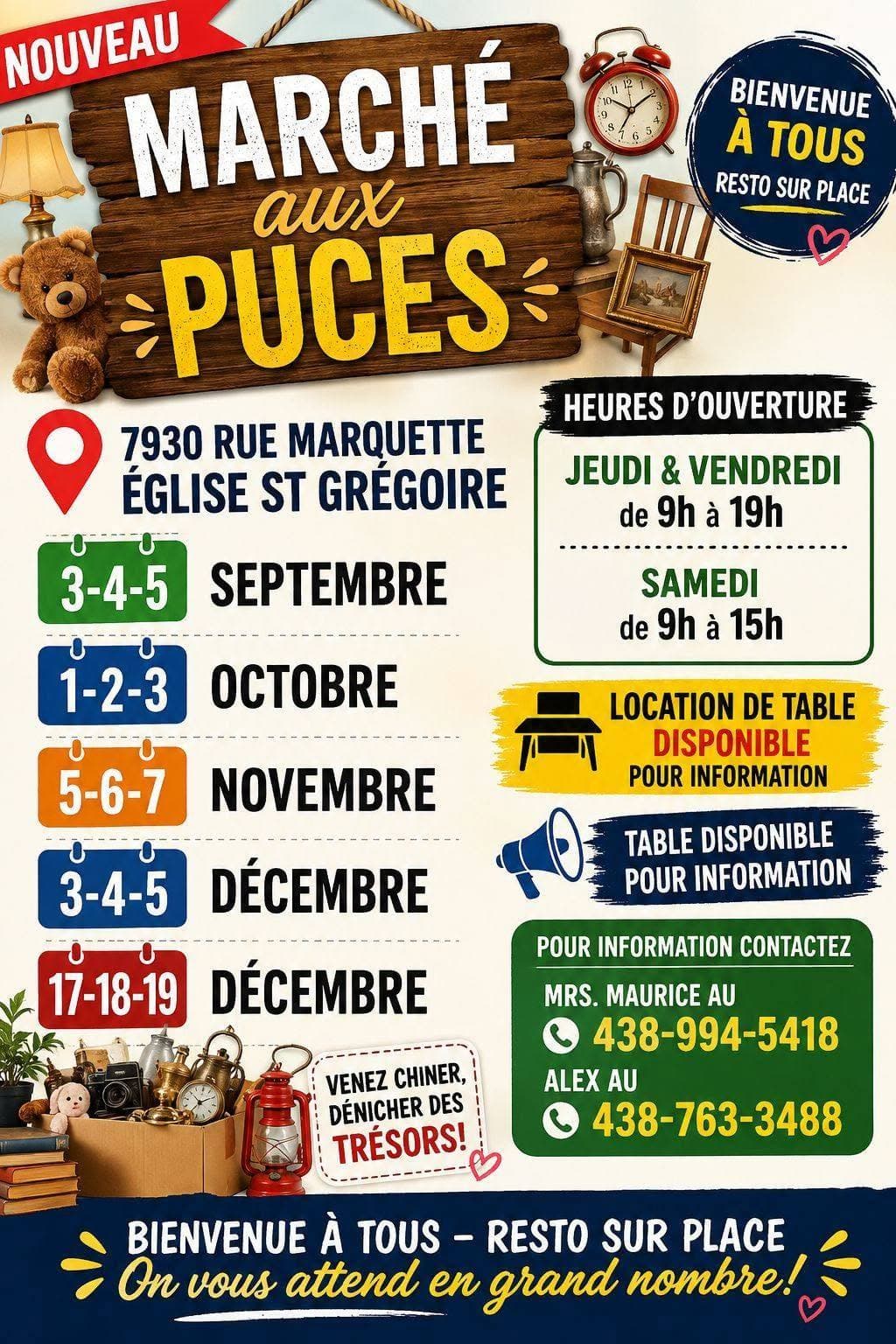 Marche aux puces - Saint Gregoire